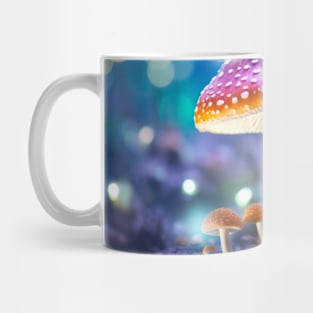 Mushroom Forest Nature Serene Tranquil Mug